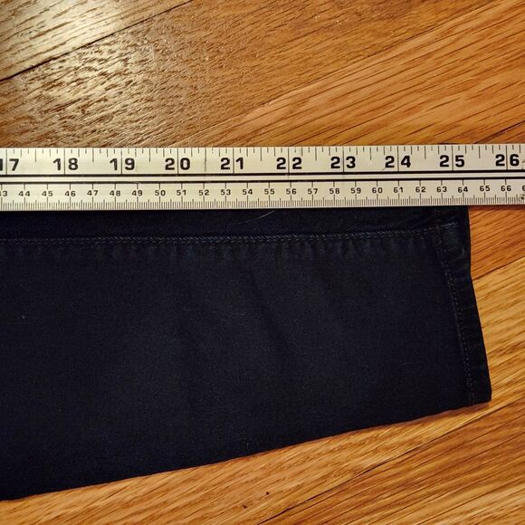 Mother Looker Crop Skinny Stretch Jean in "Tongue Tied" Dark Wash, Midrise Sz 26 - Picture 9 of 12